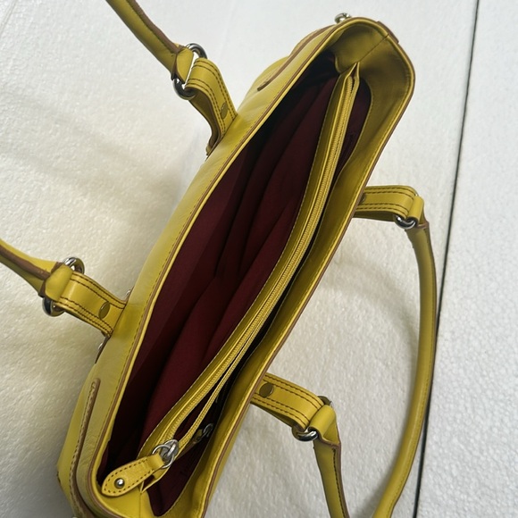 Cole haan mustered yellow shoulder bag - Picture 7 of 16
